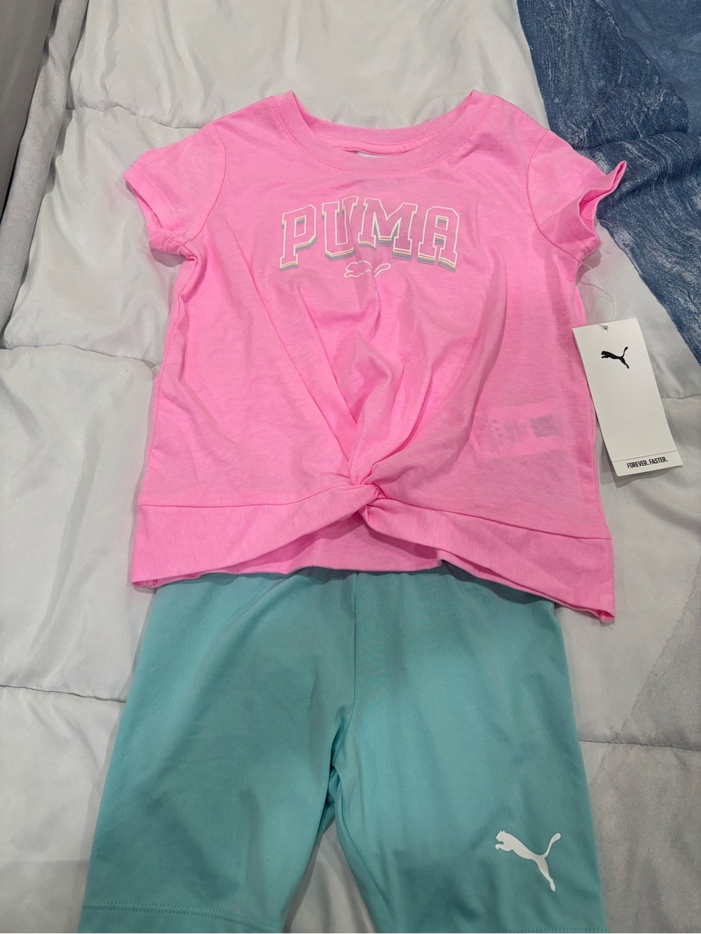 PUMA Kids' Pink & Aqua  Set